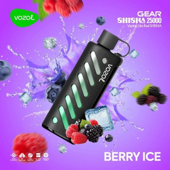 Vozol Gear 25000 | Berry Ice