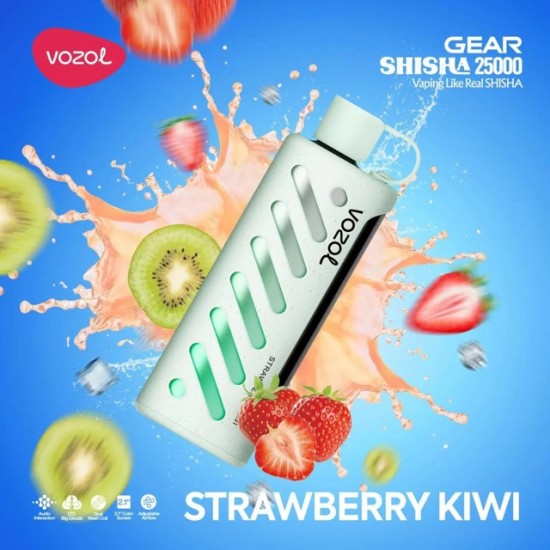 Vozol Gear 25000 | Strawberry Kiwi