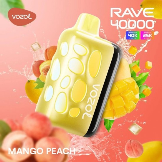 Vozol Rave 40000 | Mango Peach